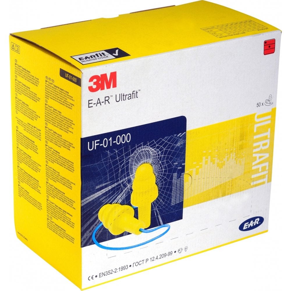 3M E-A-R Ultrafit UF-01-000 Ear Plugs | MG Safety